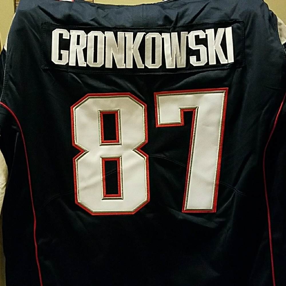 New Nike Gronk New England jersey men's XL